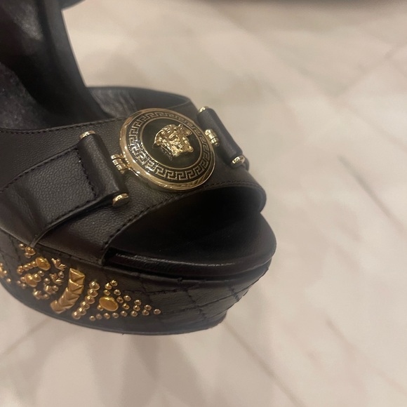 Authentic Versace wedges - Picture 12 of 13